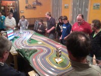 Slot car racing in the Jiva Inn